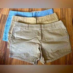 EUC - JCrew - Linen shorts - 3 pair!!